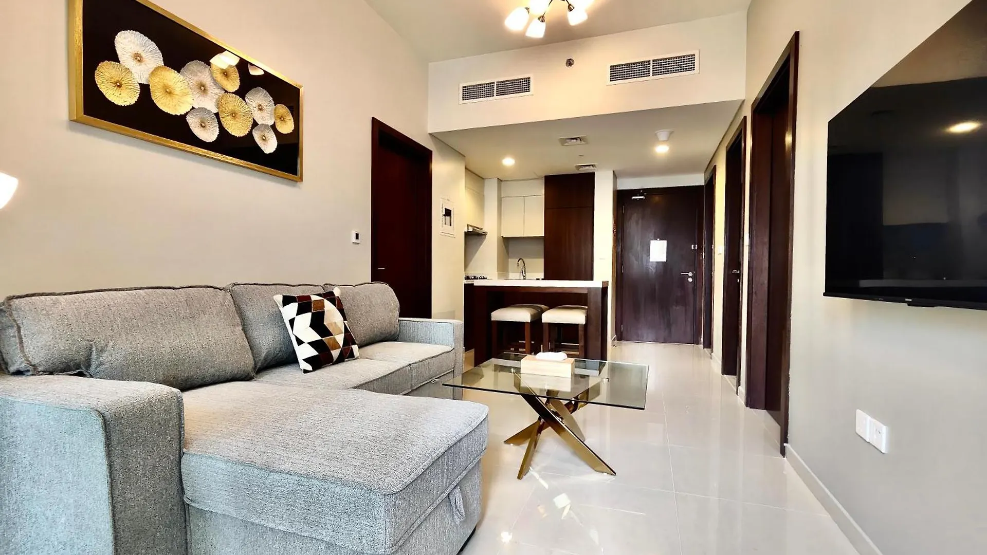 Apartament Lux Bnb I Vera Residences I Burj Views Dubaj Zjednoczone Emiraty Arabskie